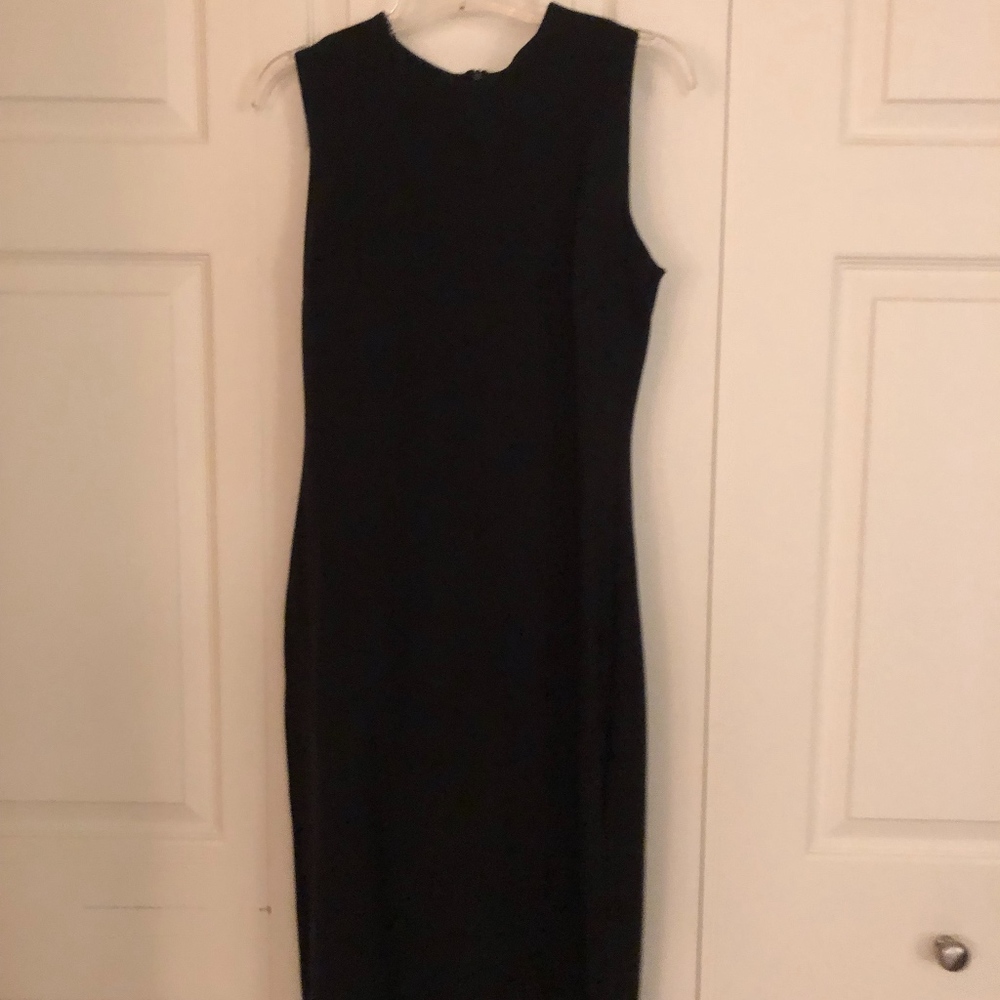 Lauren Ralph Lauren black long sheath dress